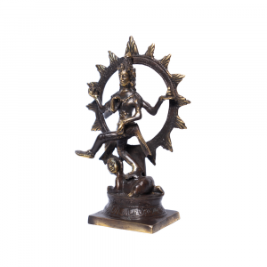 Statua Shiva danzante in ottone # DS13