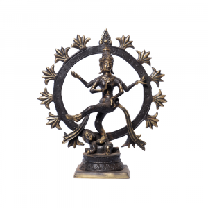 Statuetta Shiva danzante in ottone # DS14