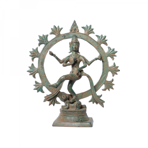 Statuetta Shiva danzante in ottone # DS14