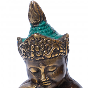 Statua Buddha Cambogia in ottone # DS18