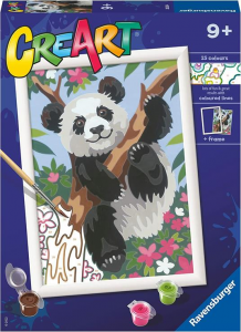Ravensburger - CreArt Dipingere con i Numeri Panda