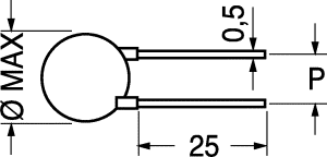 Condensatore ceramico 50V 22nF