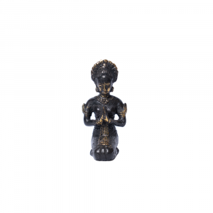 Coppia Statuette Uomo Donna balinese in ottone # DS24