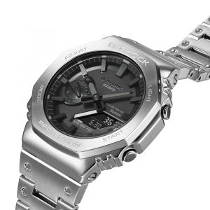 Casio G-Shock orologio digitale multifunzione, acciaio GM-B2100