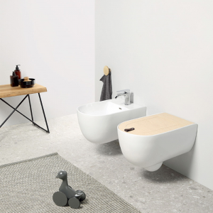 Wall-hung toilet and bidet The One Artceram