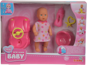 Bayer - New Born Baby Mini Bambolotti con Accessori Assortiti