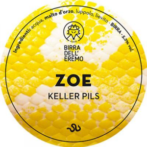Birra dell'Eremo Zoe, Keller Pils, 5,2%, lattina 33cl