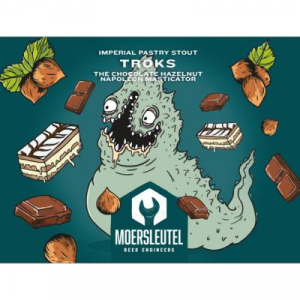 Moersleutel,Pastry stout series, Troks,chocolate & hazelnut, 11%,  lattina 44cl