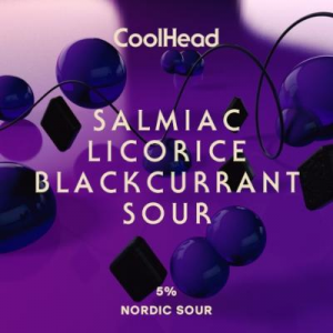 CoolHead Brew, Salmiac Licorice Blackcurrant Sour, 5%, lattina 33cl
