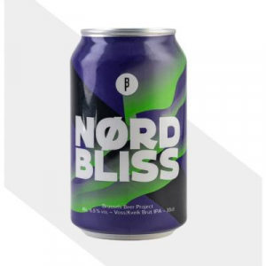 Brussels Beer Project Nord Bliss, Kveik brut IPA, 6,5%, Lattina 33cl