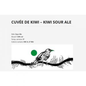 Ca del Brado, Cuvèe de Kiwi, kiwi sour ale, 7,8%,  37,5cl