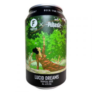 Frontaal coll. w/ Puhaste, Lucid Dreams, tropical gose, 6,4%,  Lattina 33cl