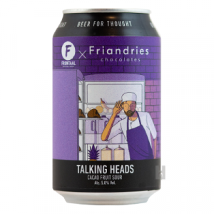 Frontaal,Talking heads, sour with cacaofruit, 5,5 %, Lattina 33cl