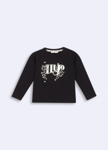 LIU JO T-shirt in jersey con logo