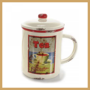 Barattolo Tea in ceramica antichizzata