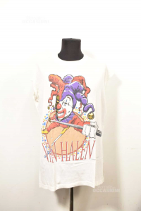 T-shirt Man Van Halen Tour 95 / 96 White Size .xl