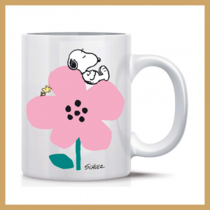 Tazza mug in ceramica Flower Snoopy Peanuts 