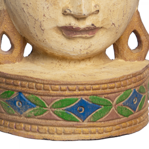 Statua Viso di Buddha in legno di albasia misura big