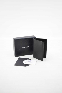 Wallet And Pota Cards Prada 2mc101 Materiale Saffiano 1 Color Black