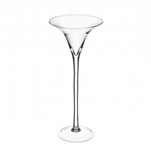 Coppa vaso Martini in vetro trasparente
