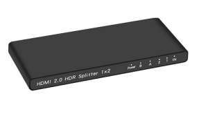 Splitter HDMI 1x2, 18G HDMI 2.0 4K2K@60Hz con Downscaling