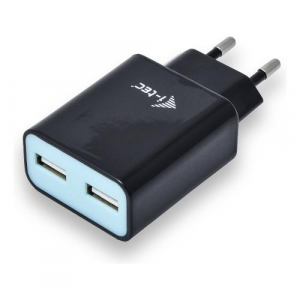 Caricabatterie universale USB Power Charger 2 Port 2.4A