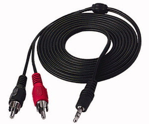 Cavetto audio 3,5mm stereo a due RCA 1,5 mt
