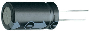 Condensatore elettrolitico 100 V 100 uF 10 x 19 mm
