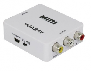 Convertitore VGA a CVBS + Audio
