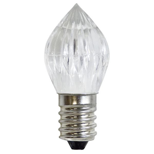 Lampada votiva LED candela, E14, 0.5W  2700K, 10-24V