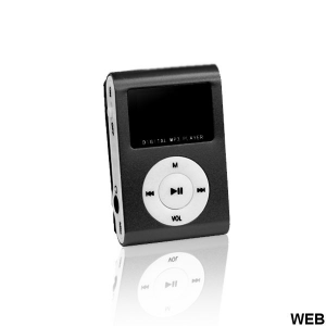 MP3 con schermo LCD+auricolari nero Setty