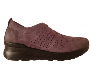 Gaia Shoes - Sneakers Slip-on da Donna con Elastici Grigio GA2251