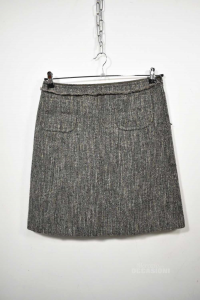 Skirt Woman Butxmara Grey Size 42
