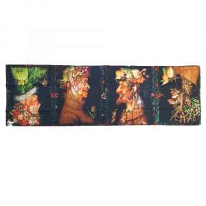 Runner 50x150 cm puro cotone ARCIMBOLDO 4 Stagioni