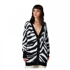 Cardigan Knit Zebra - PATRIZIA PEPE