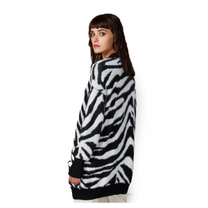 Cardigan Knit Zebra - PATRIZIA PEPE