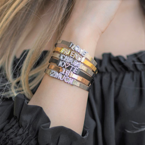 2MUCH Jewels Bracciale Basic - Rose Gold nome Michy