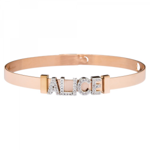 2MUCH Jewels Bracciale Basic - Rose Gold nome Alice