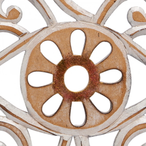 Pannello Mano di Fatima in legno di albasia intagliata a mano