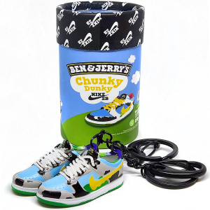 Ben & Jerry Chunky Dunky SB Dunk 3D portachiavi mini sneakers 3D | Blacksheep Store
