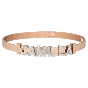 2MUCH Jewels Bracciale Basic - Rose Gold nome Camilla