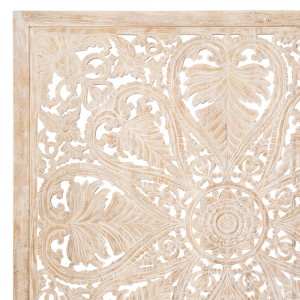 Pannello in legno massello finitura white wash cm 200 x cm 200 #AB05