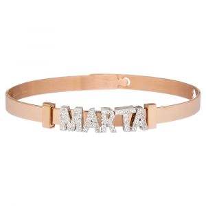 2MUCH Jewels Bracciale Basic - Rose Gold nome Marta