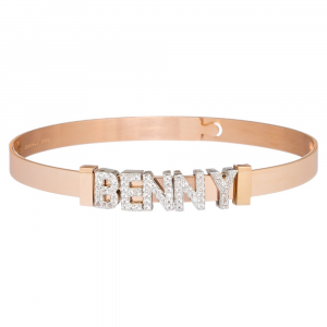 2MUCH Jewels Bracciale Basic - Rose Gold nome Benny