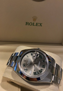 Orologio primo polso Rolex modello Datejust Wimbledon