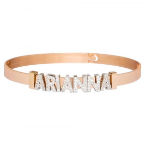 2MUCH Jewels Bracciale Basic - Rose Gold nome Arianna