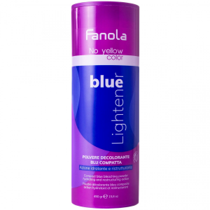 Fanola - Polvere decolorante blue compatta per capelli No Yellow Color