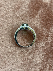 anello in argento e quarzi 