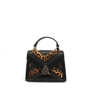 Minibag nera/leopard L'Atelier du Sac
