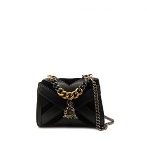 Minibag nera con catena L'Atelier du Sac